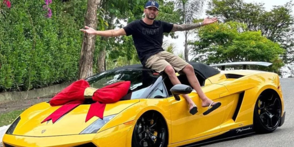 Big Jhow foi preso após fazer sorteio de carro luxuoso que estava ilegal na Justiça (Reprodução: Instagram)