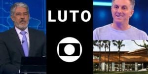 Bonner dá notícia capaz de salvar o Brasil - Global cansou de luta contra câncer - Huck tem mansão mais linda (Reprodução)