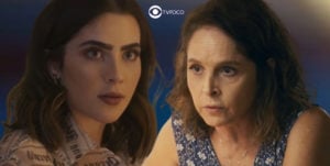 Travessia - Chiara (Jade Picon) e Núbia (Drica Moraes) (Foto: Reprodução / Globo / Montagem TV Foco)