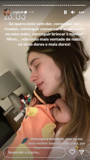  Virginia Fonseca pede perdão por forte desabafo e diz estar sem vontade de nada: "Só quero viver sem dor"