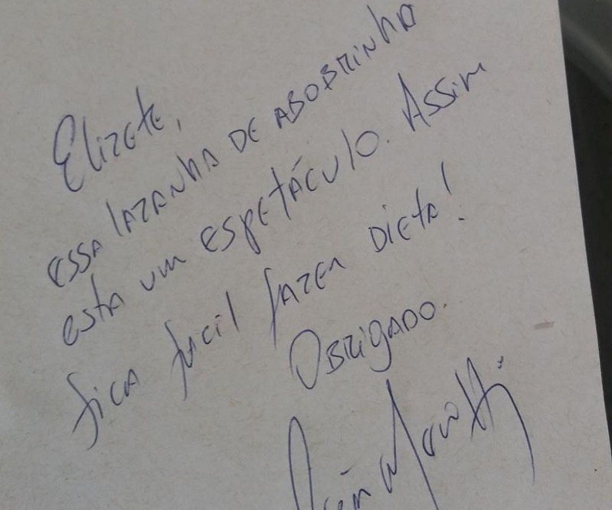 Cesar Menotti mostrou uma carta que havia deixado para a funcionária que faleceu (Foto: Reprodução / Instagram)