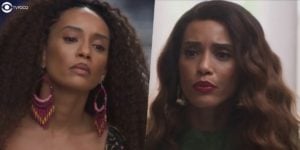 Anita vai atrás de Clarice para brigar por Ítalo em Cara e Coragem (Foto: Reprodução/Globo)