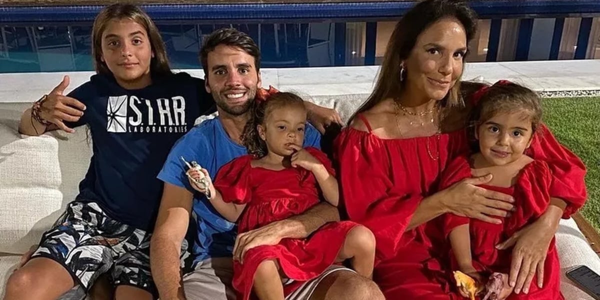 Ivete Sangalo, Daniel Cady, Marcelo, Marina e Helena (Foto: Reprodução)