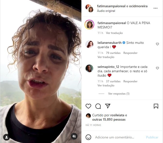 Esposa de Cid Moreira surge aos prantos e expõe drama que viveu - Foto: Reprodução