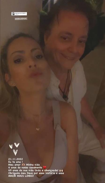 Esposa de Fábio Jr. se declara ao grande amor - Foto: Reprodução