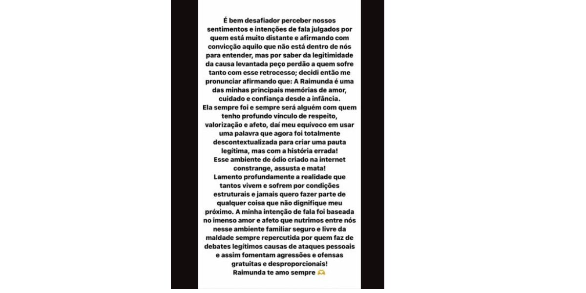 Pedido de desculpas é exposto na Record (Reprodução)