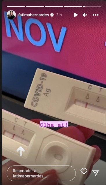 Artista da Globo mostra falha em teste da Covid-19 (Reprodução) Artista da Globo mostra falha em teste da Covid-19 (Reprodução)
