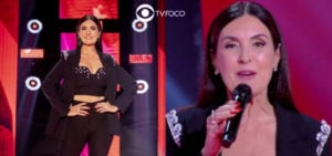 Fátima Bernardes no The Voice; apresentadora volta ao horário nobre depois de onze anos (Foto: Reprodução / Globo / Montagem TV Foco)