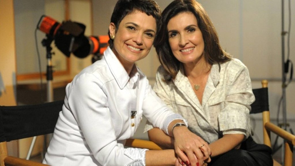 Sandra Annenberg e Fátima Bernardes (Foto: Reprodução)