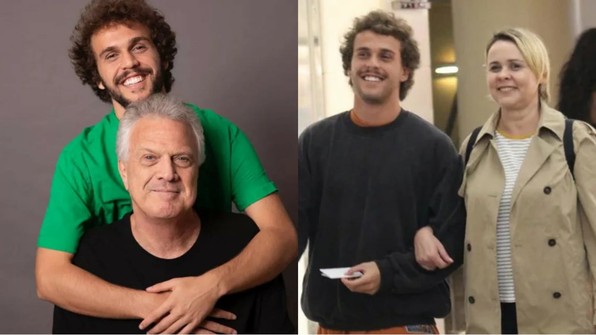 Theo Bial, filho de Pedro Bial e Giulia Gam, causa delírios com música e beleza herdada dos pais