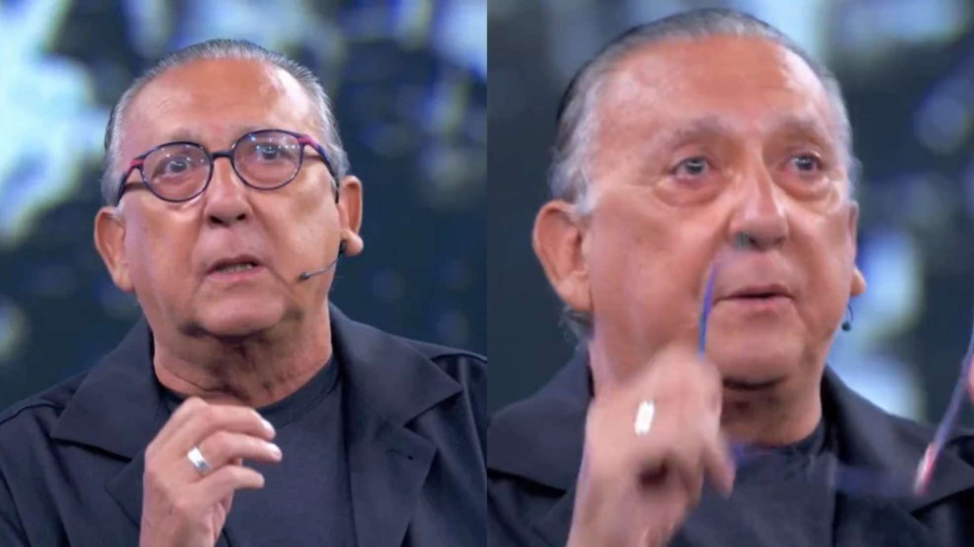 Na Globo, Galvão Bueno se emociona ao falar de despedida