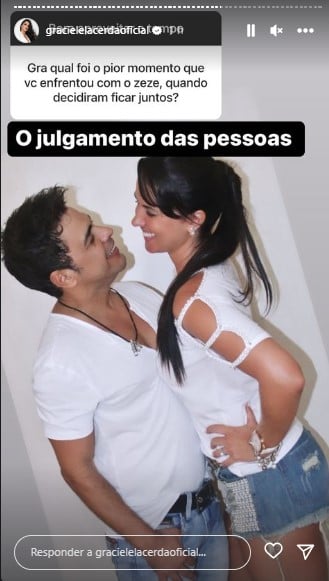 Graciele Lacerda surpreendeu ao expor o que de mais difícil viveu ao lado de Zezé Di Camargo (Foto: Reprodução/ Instagram) Graciele Lacerda surpreendeu ao expor o que de mais difícil viveu ao lado de Zezé Di Camargo (Foto: Reprodução/ Instagram)