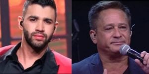 Gusttavo Lima e Leonardo sofreram com caos no Brasil (Reprodução: Montagem TV Foco)