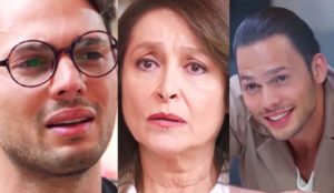 Vencer o Desamor - Gael conhece o irmão gêmeo e escancara crime de Bárbara na novela mexicana exibida pelo SBT (Foto: Reprodução / Las Estrellas / Montagem TV Foco)