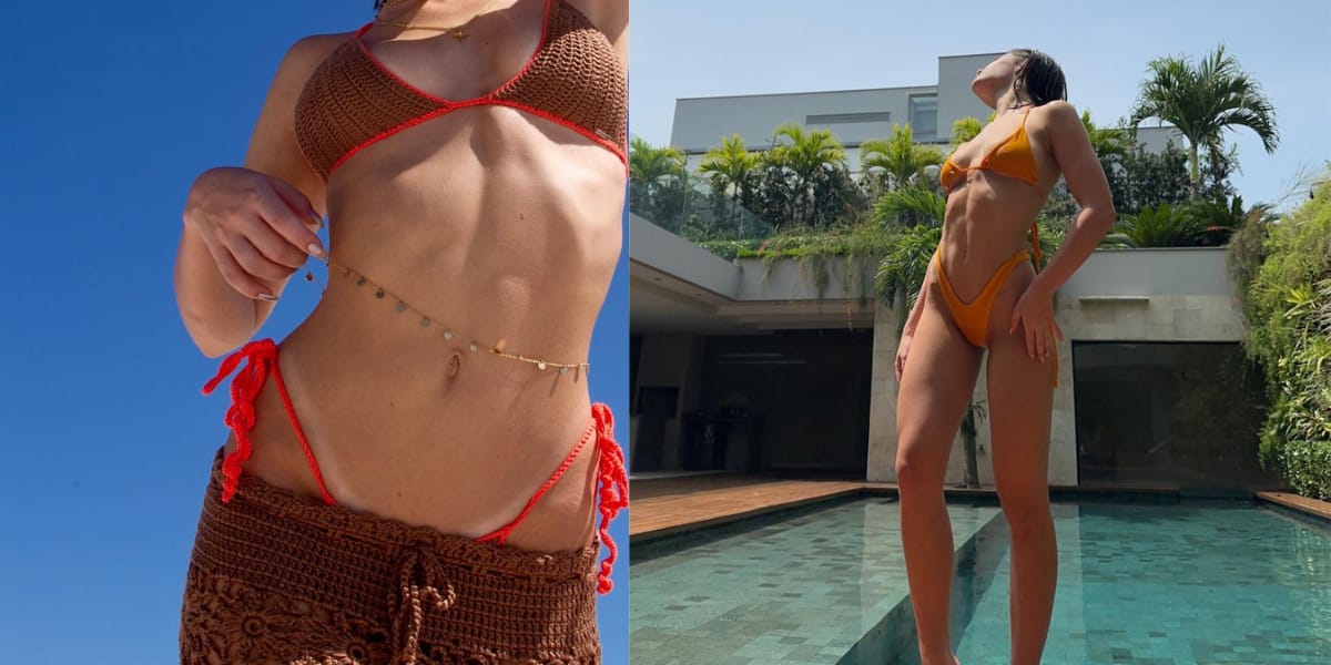 Jade Picon costuma postar fotos com os menores biquínis do mundo (Reprodução: Instagram)