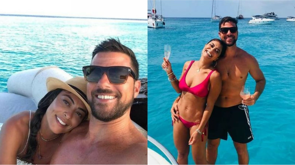 A famosa atriz da Globo é casada com o empresário Carlos Eduardo Baptista (Reprodução)