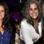 Namorada de Lúcia Veríssimo é 32 anos mais jovem (Reprodução: Montagem TV Foco)