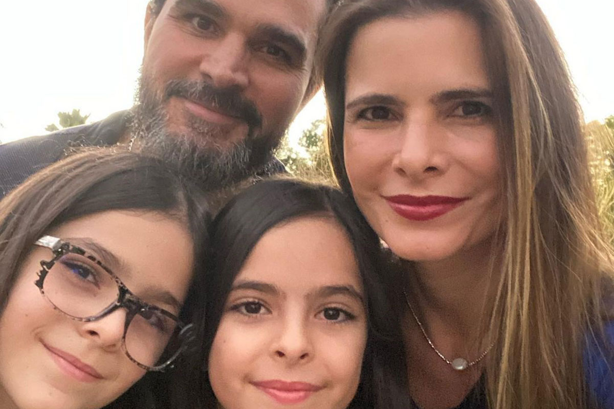Luciano Camargo e a família (Foto: Reprodução)