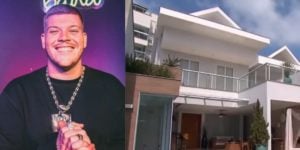 A mansão absurda do cantor Ferrugem é de cair o queixo (Reprodução: Montagem TV Foco)