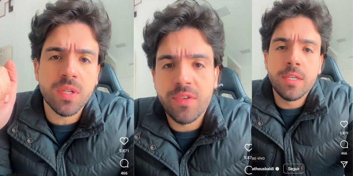 Matheus Baldi faz forte desabafo em suas redes sociais e relembra demissão no SBT (Reprodução: Instagram)