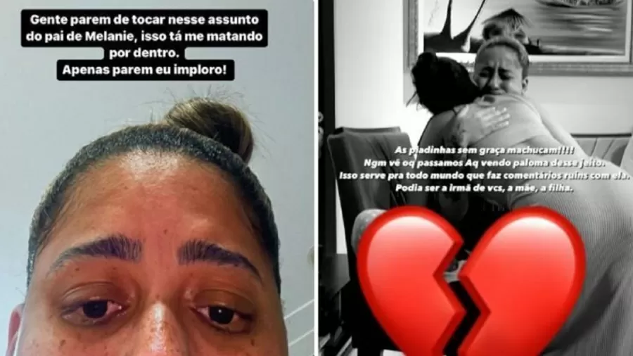 Mc Loma chora ao falar verdade sobre o pai da sua filha Melanie e faz pedido de partir o coração - Foto Reprodução Instagram