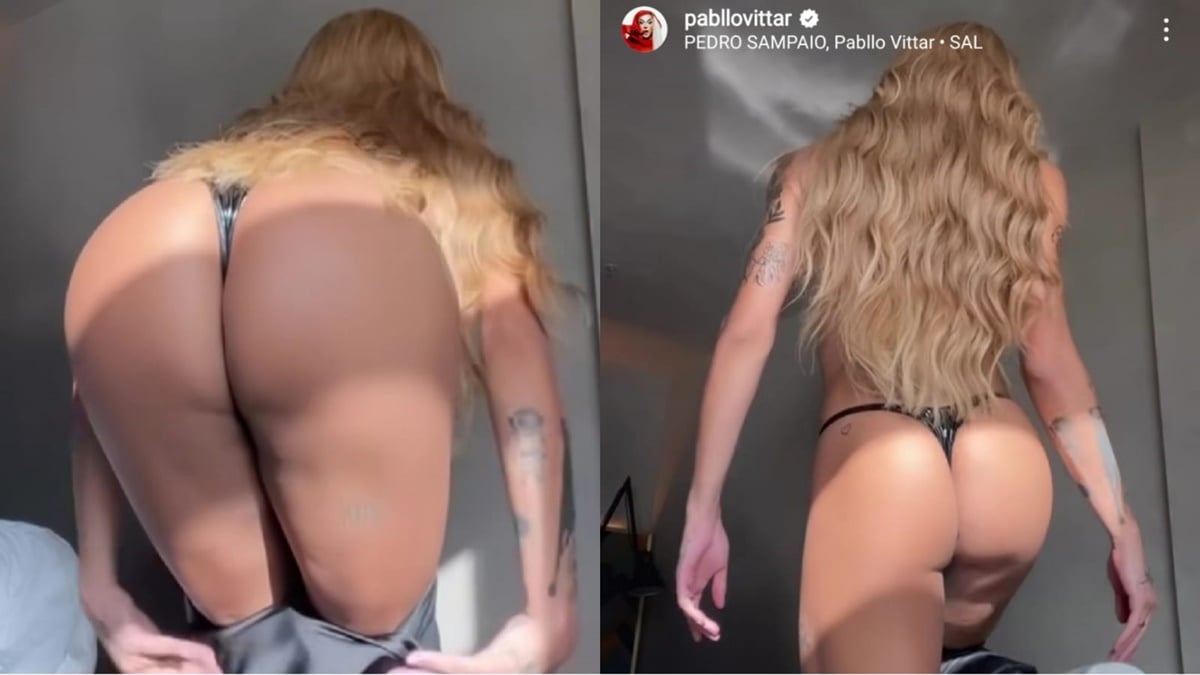 A famosa cantora fez vídeo quente e subiu a temperatura da galera com corpasso em dia