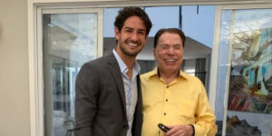 Alexandre Pato e Silvio Santos (Foto: Reprodução)