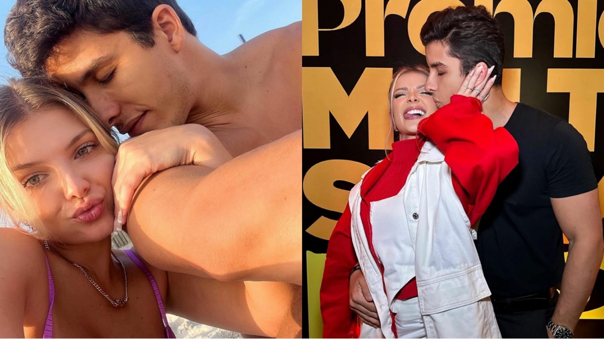 Carol Bresolin e Ricky Tavares assumiram namoro há poucos meses e foram ao Prêmio Multishow (Reprodução/ Instagram)