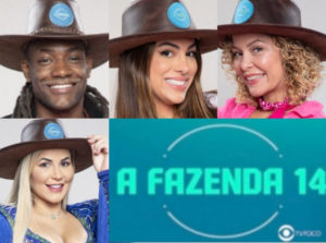 Enquete A Fazenda 14: Pelé, Pétala, Babi e Deolane estão na roça falsa; vote (Foto: Reprodução / Record TV / Montagem TV Foco)