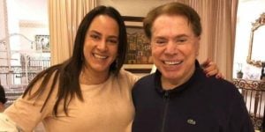 Silvia Abravanel e o pai, Silvio Santos (Foto: Reprodução / Instagram)