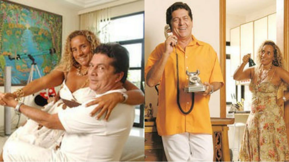 Stepan Nercessian, ator veterano da Globo, e sua esposa, Desirée (Foto: Reprodução)