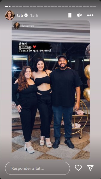 Tati Machado surge em momento raro ao lado do grande amor - Foto: Reprodução