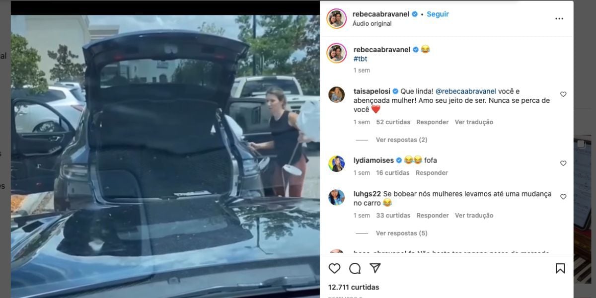 Alexandre Pato mostra Rebeca Abravanel em vídeo (Reprodução)