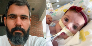 Juliano Cazarré e sua pequena filha (Reprodução - Instagram)