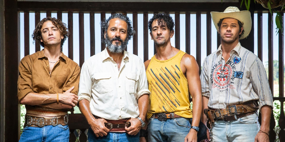 Artista entregou situação com Marcos Palmeira em Pantanal (Foto: Divulgação)