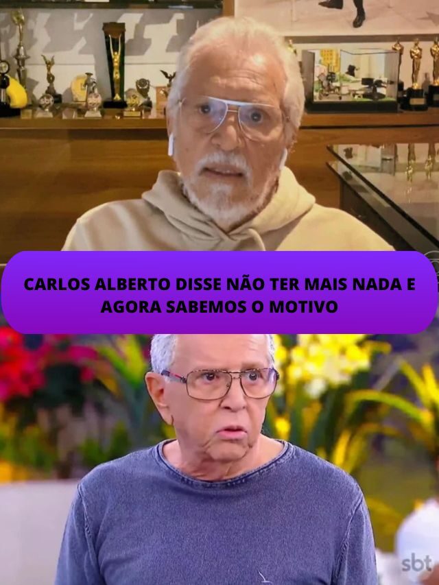 Carlos Alberto disse não ter mais nada e agora sabemos o motivo