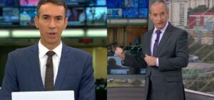 César Tralli e José Roberto Burnier comentaram sobre o recesso de ano novo na Globo- Foto: Montagem/TV Foco