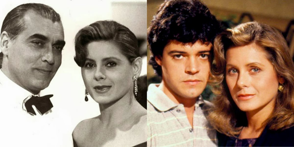 Vera Fischer com Perry Sales e Felipe Camargo (Foto: Divulgação/TV Globo)