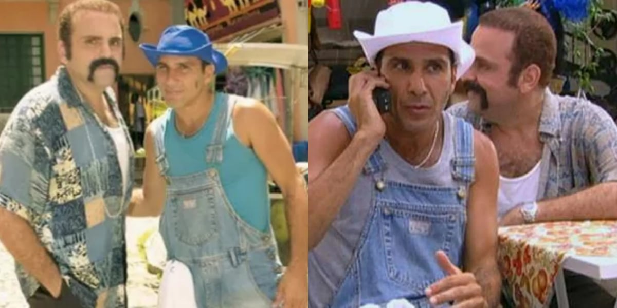 Guilherme Karam e Eri Johson em "O Clone" (Foto: Reprodução/TV Globo)