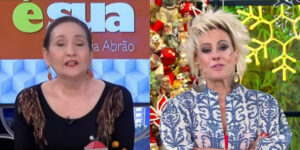 Sonia Abrão e Ana Maria Braga (Foto: Reprodução/RedeTV!/TV Globo)