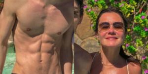 Você piscou, filho de Adriana Esteves cresceu, virou o homem mais lindo e fotos sem camisa provam verdade - Foto Reprodução