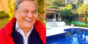 Quadra, lago e piscina enorme: A mansão de 3 mil metros quadrados onde mora Ronnie Von  - Foto Reprodução