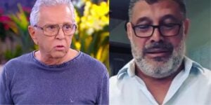 Alexandre Frota chorou nos corredores do SBT após ouvir notícia dada por Carlos Alberto: 