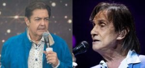 Faustão e Roberto Carlos vão duelar pela audiência na Band e na Globo- Foto: Montagem/TV Foco