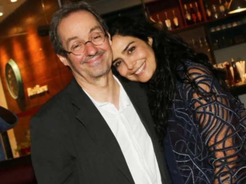 Letícia Sabatella e Daniel Dantas juntos (Foto: Divulgação)