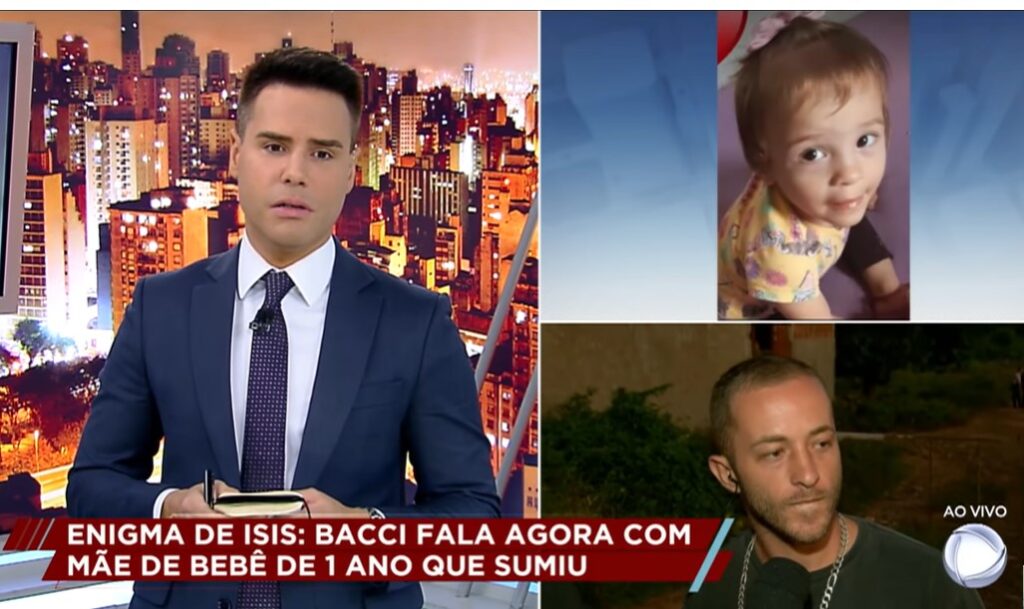 Luiz Bacci durante a cobertura do caso que se tornou uma batalha judicial Luiz Bacci durante a cobertura do caso que se tornou uma batalha judicial