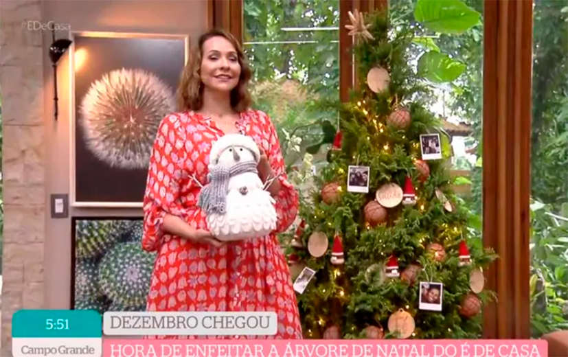 Maria Beltrão no programa É de casa (Foto: Reprodução, Globo)