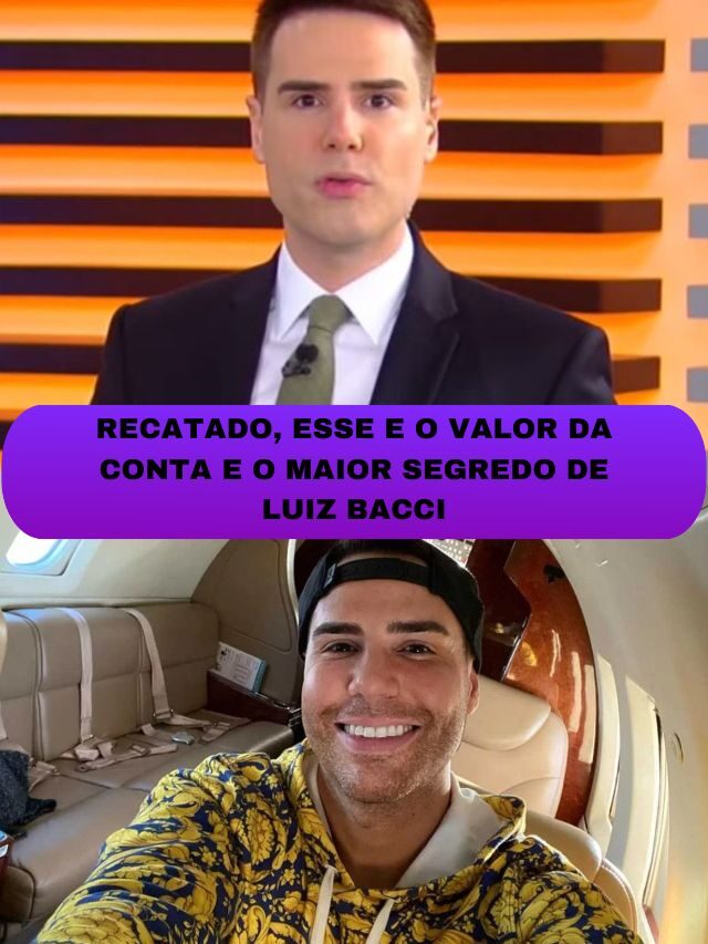 Recatado, esse e o valor da conta e o maior segredo de Luiz Bacci