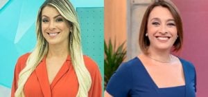 Renata Fan e Catia Fonseca sofreriam mudanças com a nova grade da Band que foi vazada Montagem/TV Foco