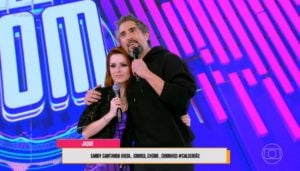 Sandy e Mion no Caldeirão - Foto: Reprodução/Globo